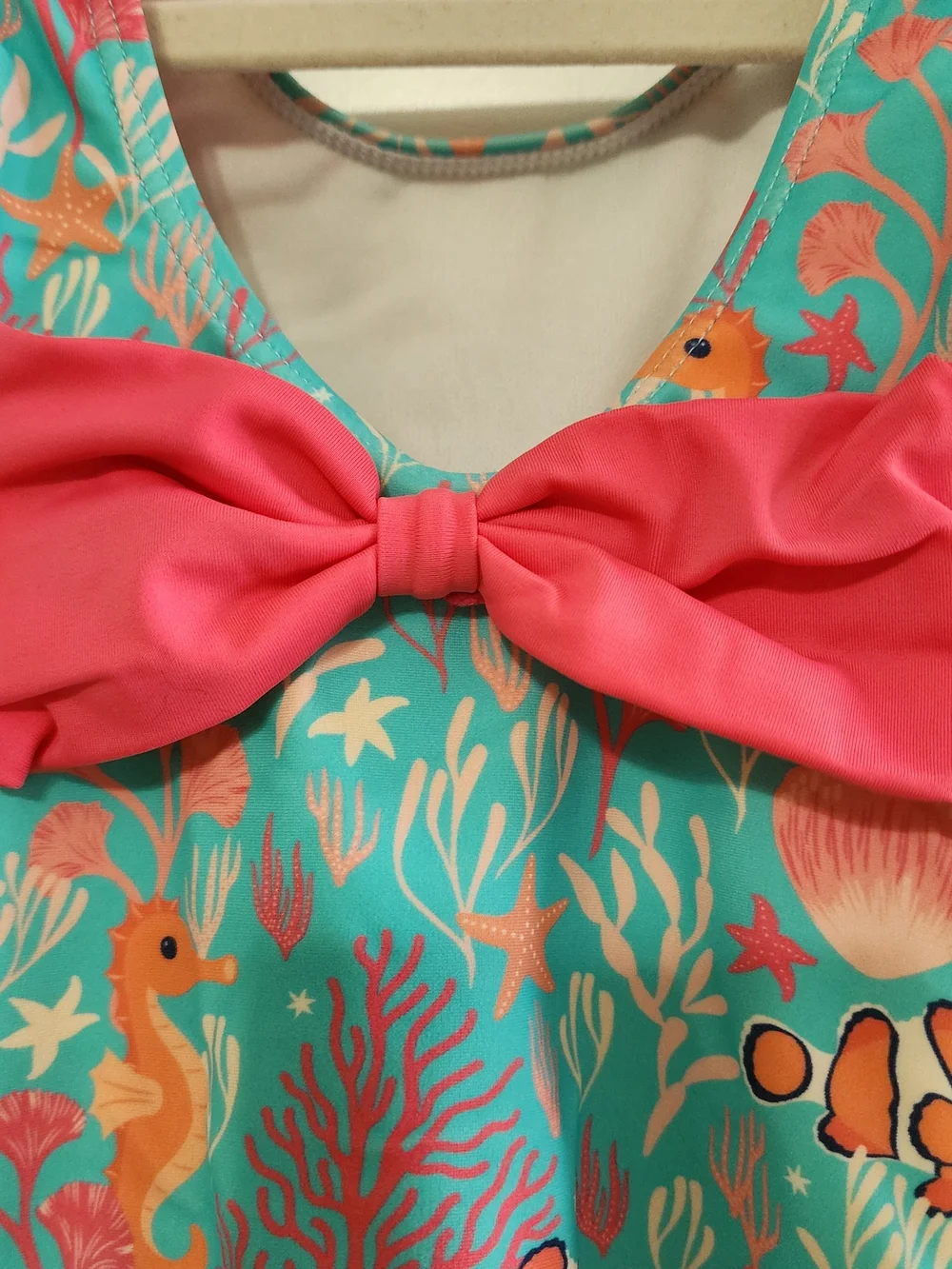 RuffleButts Seahorse Under The Sea One Piece Suit 18-24M NEW! Butterfly Sleeve.